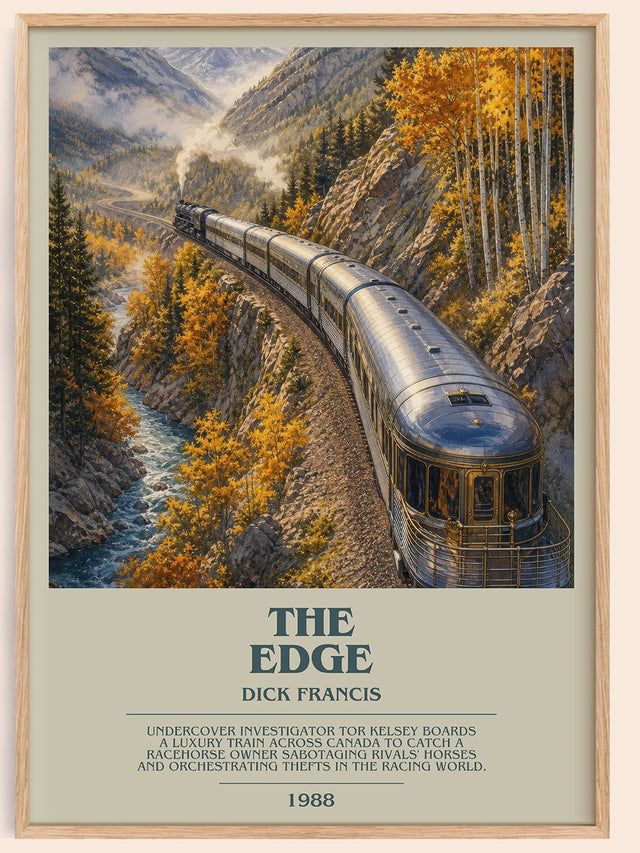 The Edge Bookish Wall Art by Dick Francis