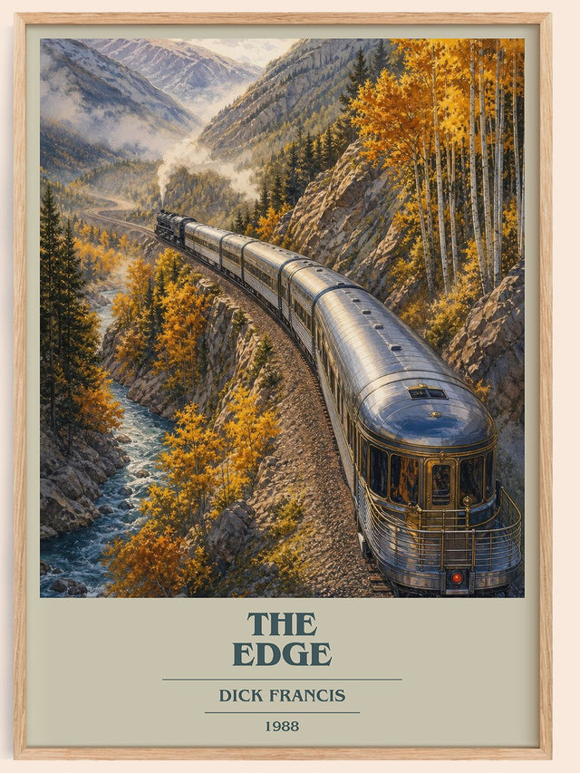 The Edge Book Cover Poster by Dick Francis
