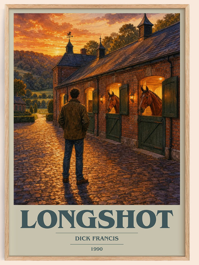 Longshot Book Cover Poster by Dick Francis