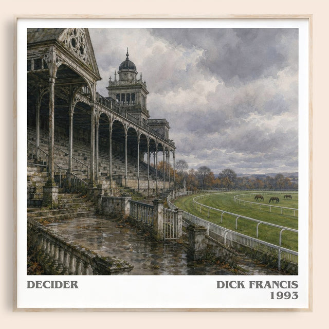 Decider Literary Art Print by Dick Francis