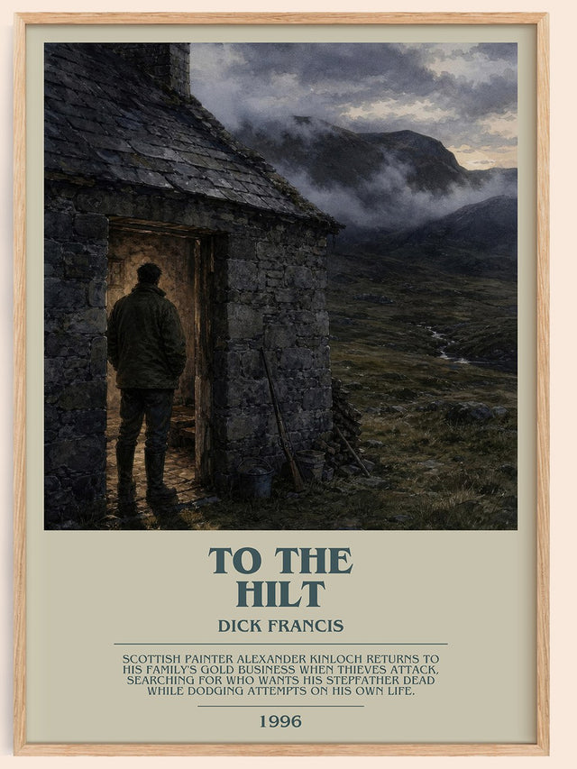 To the Hilt Bookish Wall Art by Dick Francis