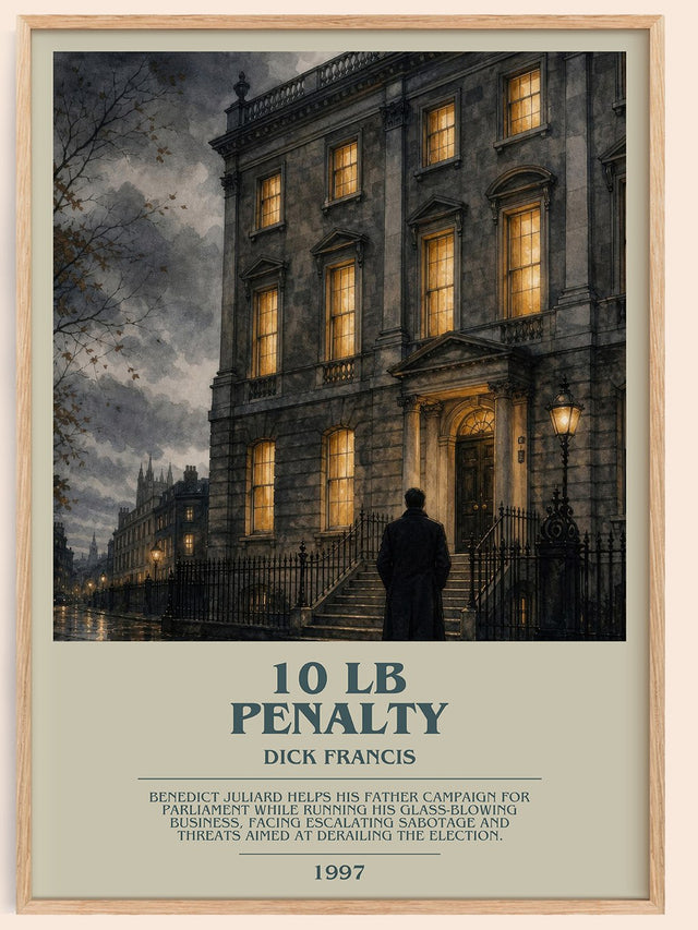 10 lb Penalty Bookish Wall Art by Dick Francis