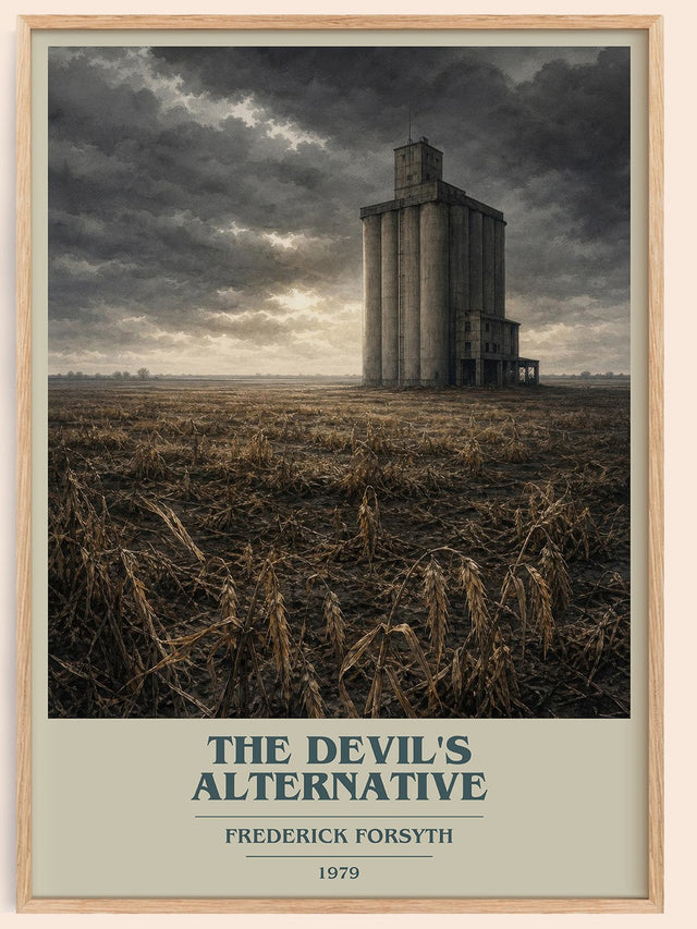 The Devil's Alternative Book Cover Poster by Frederick Forsyth