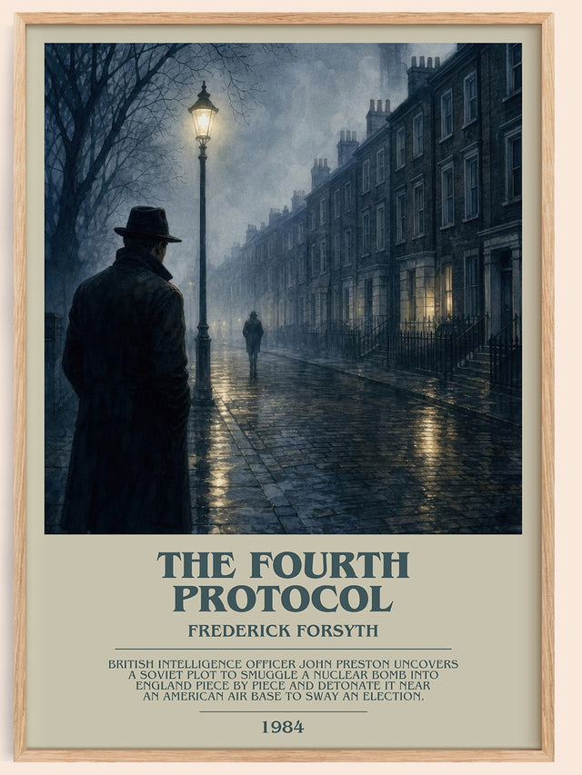 The Fourth Protocol Bookish Wall Art by Frederick Forsyth