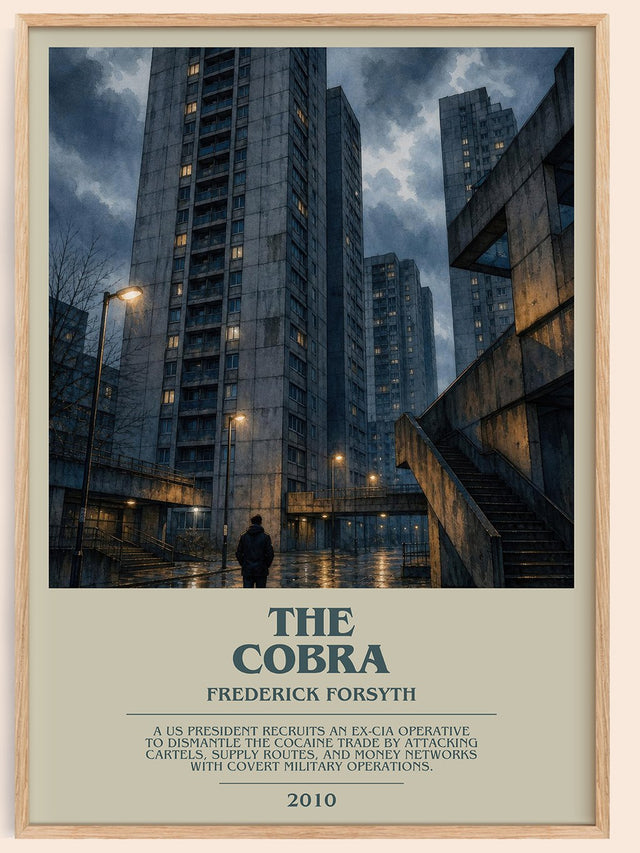 The Cobra Bookish Wall Art by Frederick Forsyth