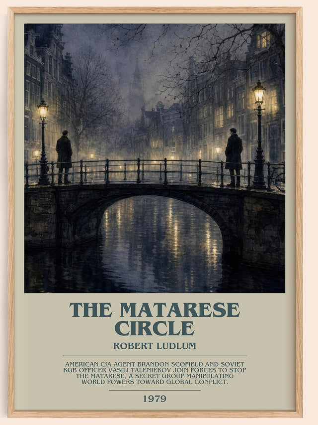 The Matarese Circle Bookish Wall Art by Robert Ludlum