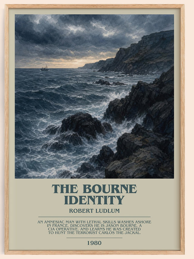 The Bourne Identity Bookish Wall Art by Robert Ludlum