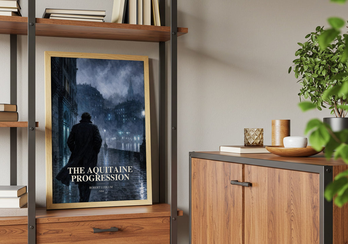 The Aquitaine Progression book watercolour illustration paper finish options – matte satin gloss