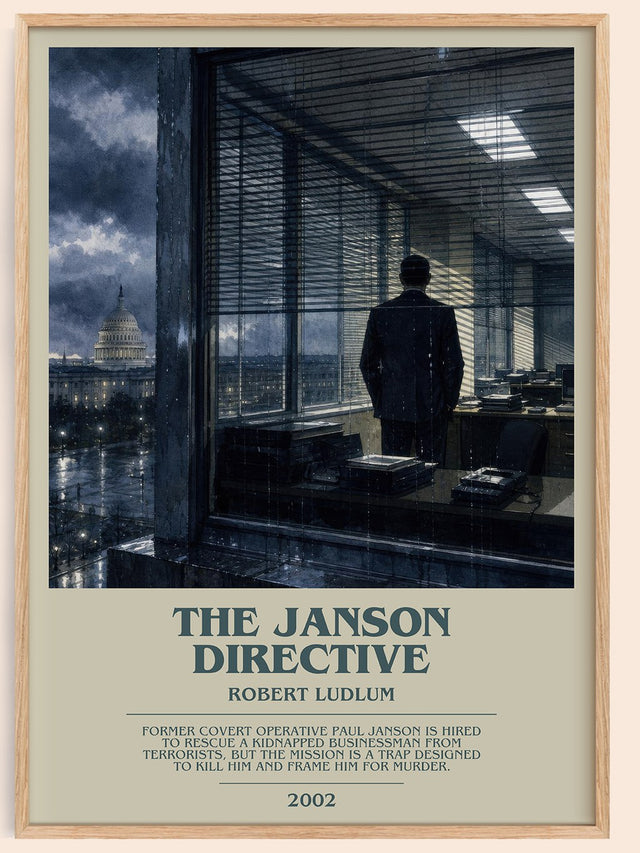 The Janson Directive Bookish Wall Art by Robert Ludlum