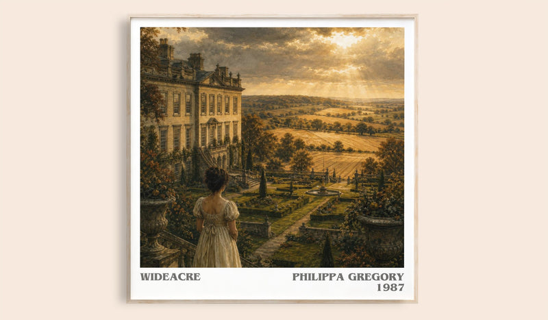 Wideacre Literary Art Print by Philippa Gregory (Square style)
