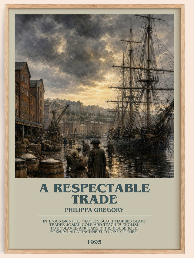 A Respectable Trade Bookish Wall Art by Philippa Gregory
