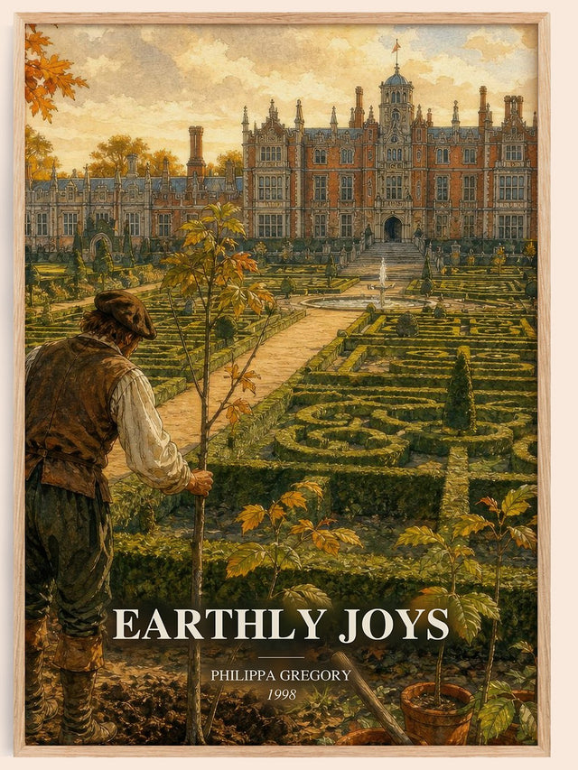 Earthly Joys Book Watercolour Illustration by Philippa Gregory