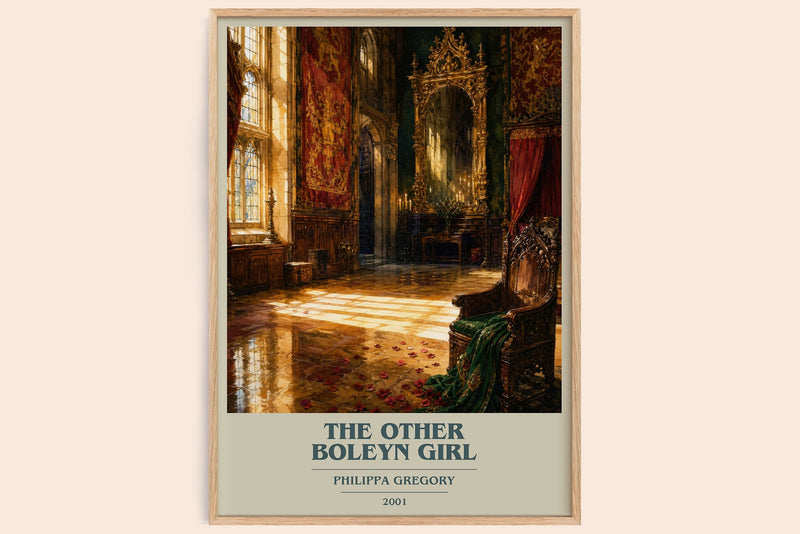 The Other Boleyn Girl book cover book poster by Philippa Gregory – framed literary art print