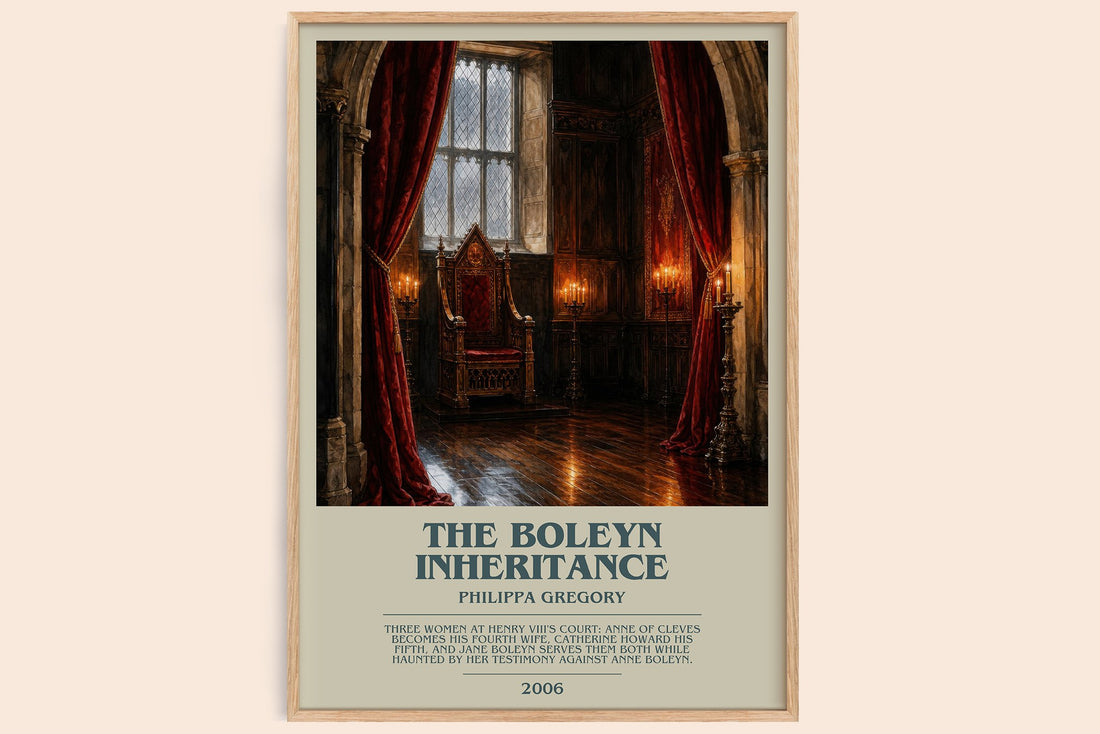 The Boleyn Inheritance bookish book poster by Philippa Gregory – framed literary art print