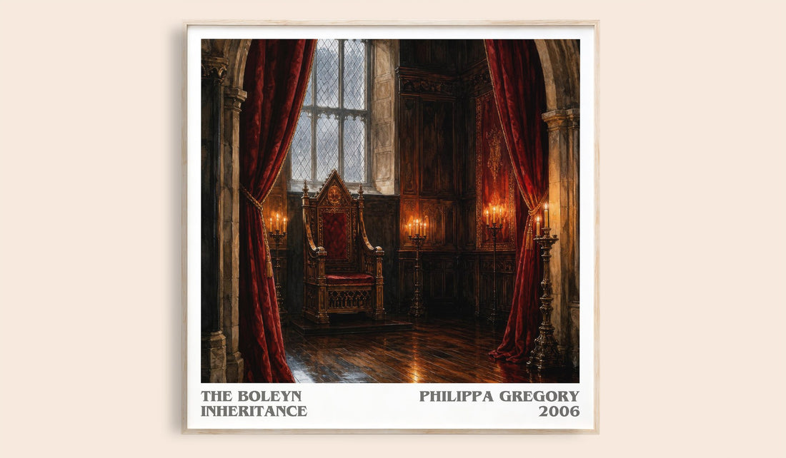 The Boleyn Inheritance literary book poster by Philippa Gregory – framed literary art print