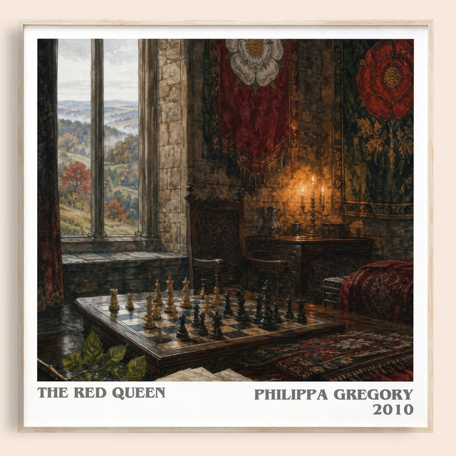 The Red Queen Literary Art Print by Philippa Gregory