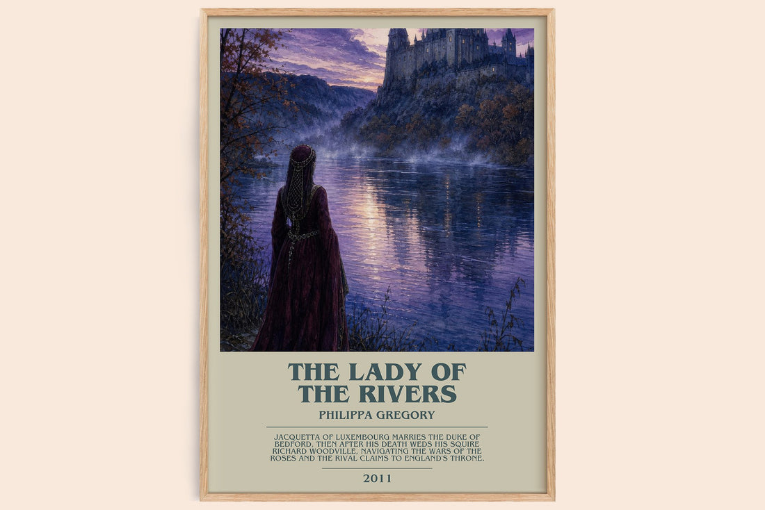 The Lady of the Rivers bookish book poster by Philippa Gregory – framed literary art print