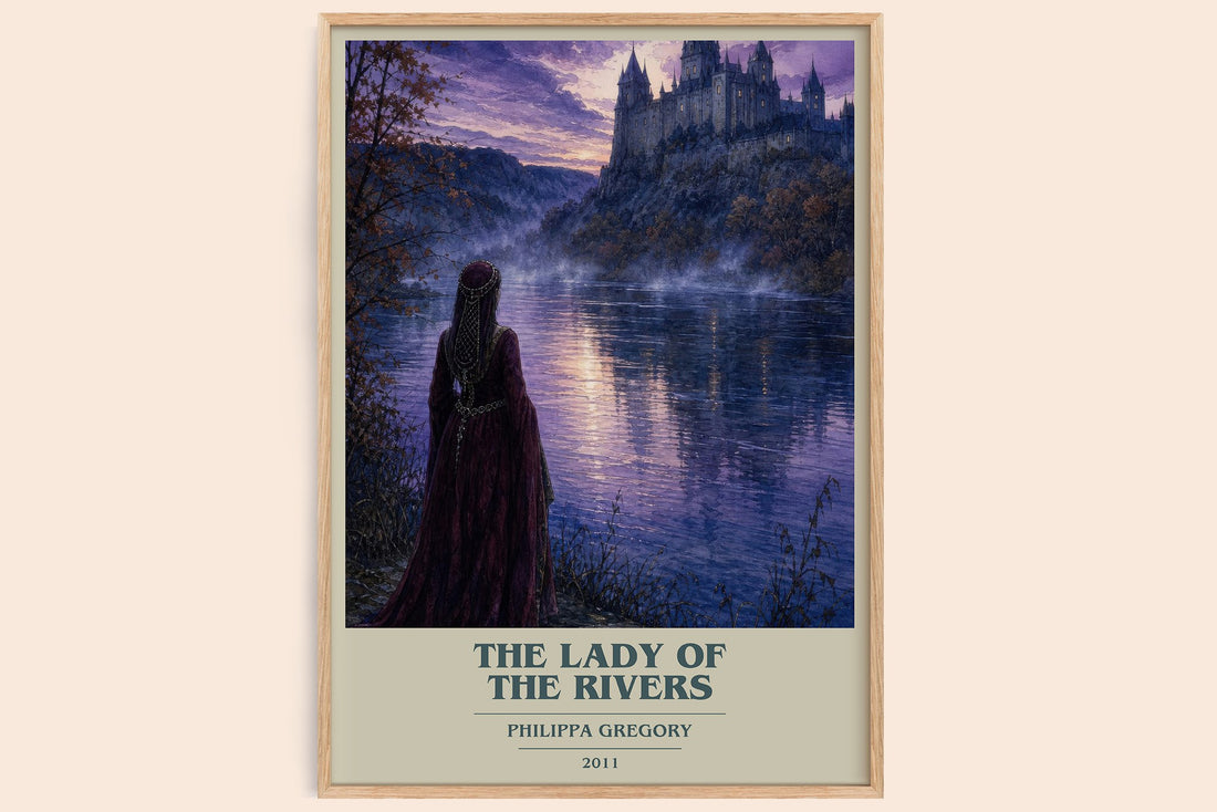 The Lady of the Rivers book cover book poster by Philippa Gregory – framed literary art print