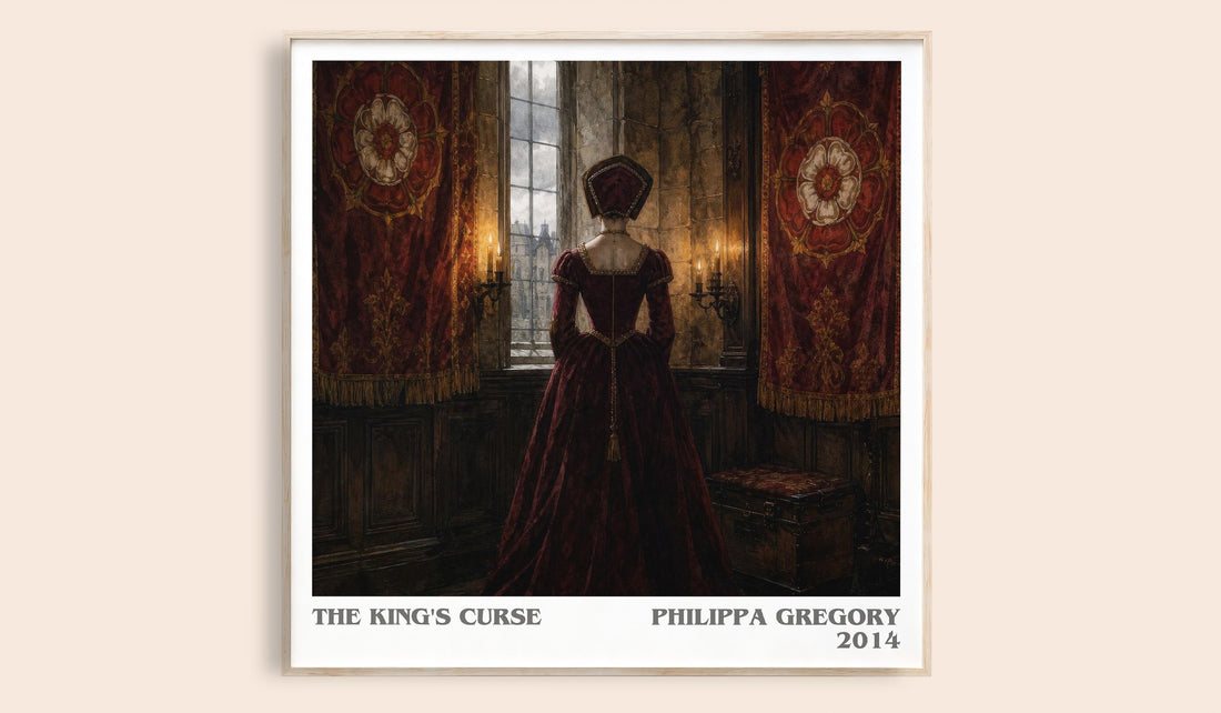 The King's Curse literary book poster by Philippa Gregory – framed literary art print