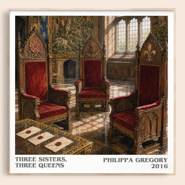 Three Sisters, Three Queens Literary Art Print by Philippa Gregory
