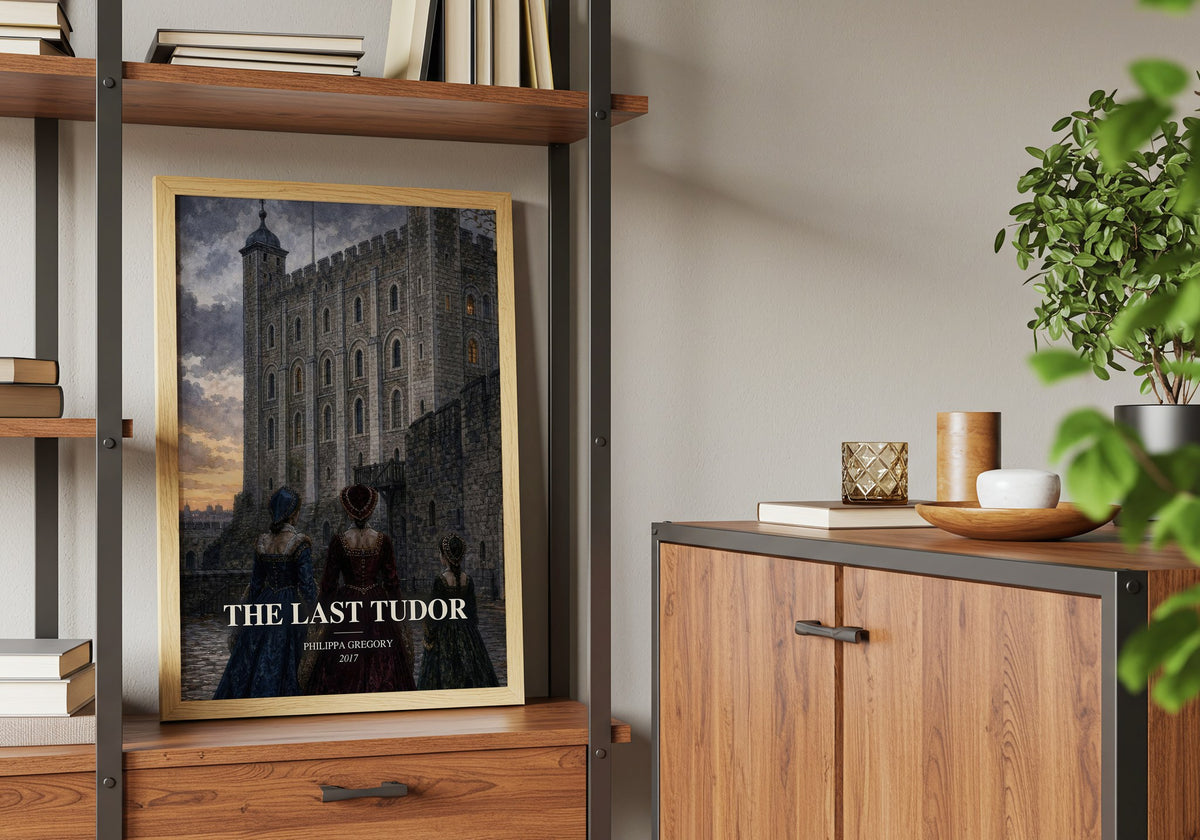 The Last Tudor book watercolour illustration paper finish options – matte satin gloss