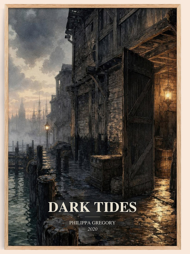 Dark Tides Book Watercolour Illustration by Philippa Gregory