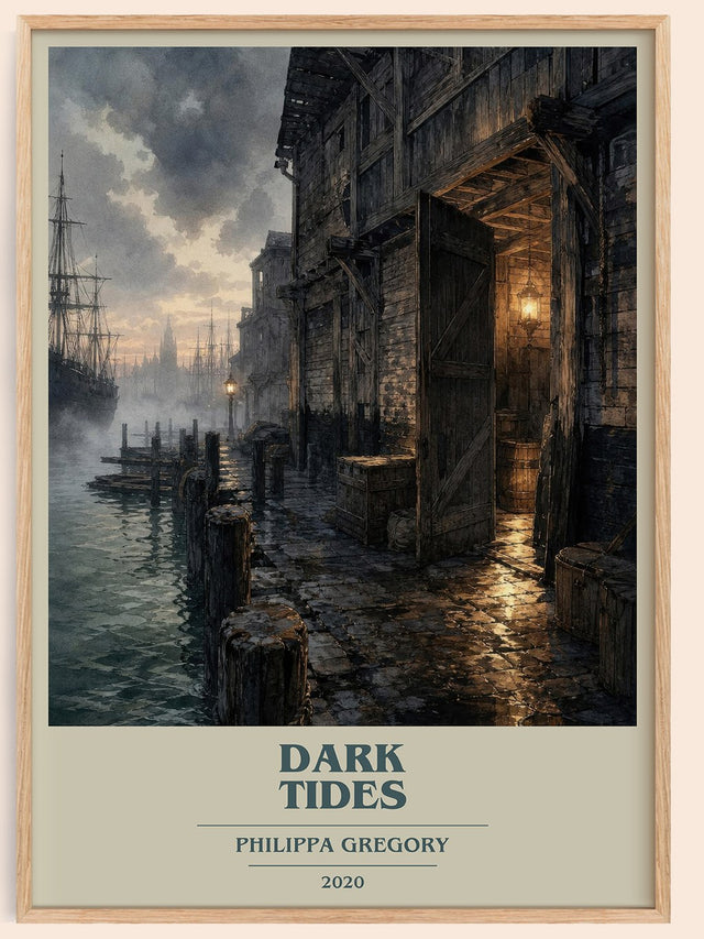 Dark Tides Book Cover Poster by Philippa Gregory