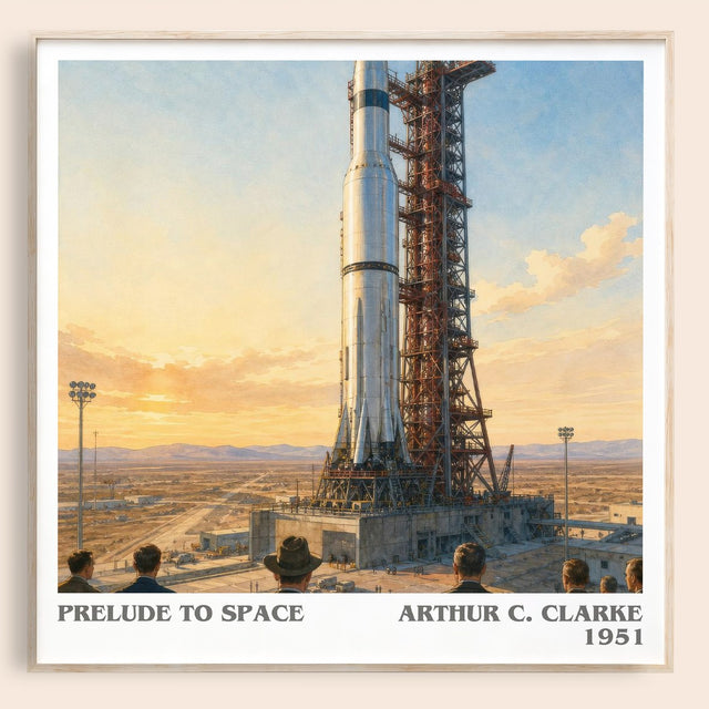 Prelude to Space Literary Art Print by Arthur C. Clarke