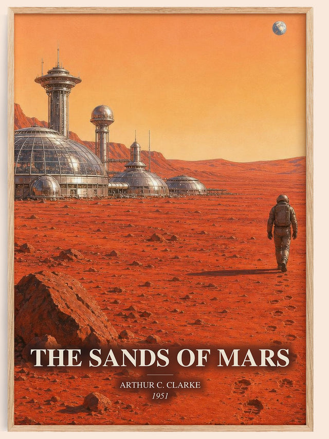The Sands of Mars Book Watercolour Illustration by Arthur C. Clarke
