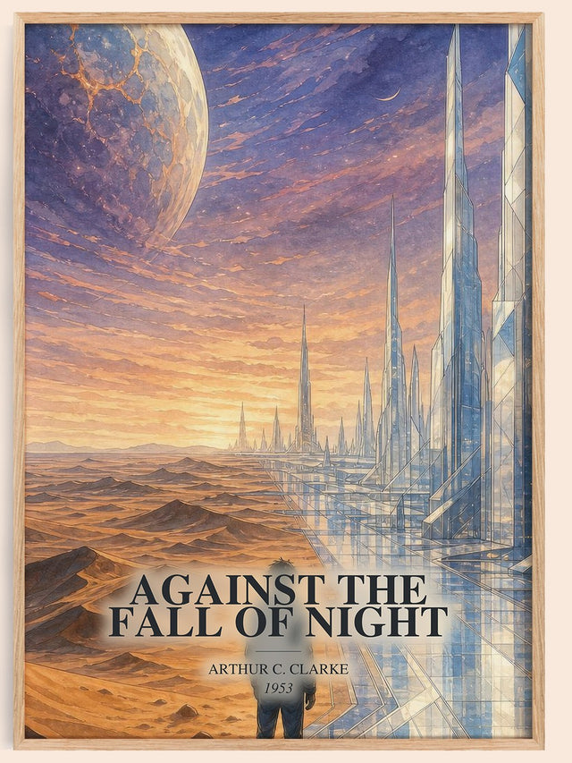 Against the Fall of Night Book Watercolour Illustration by A. Clarke