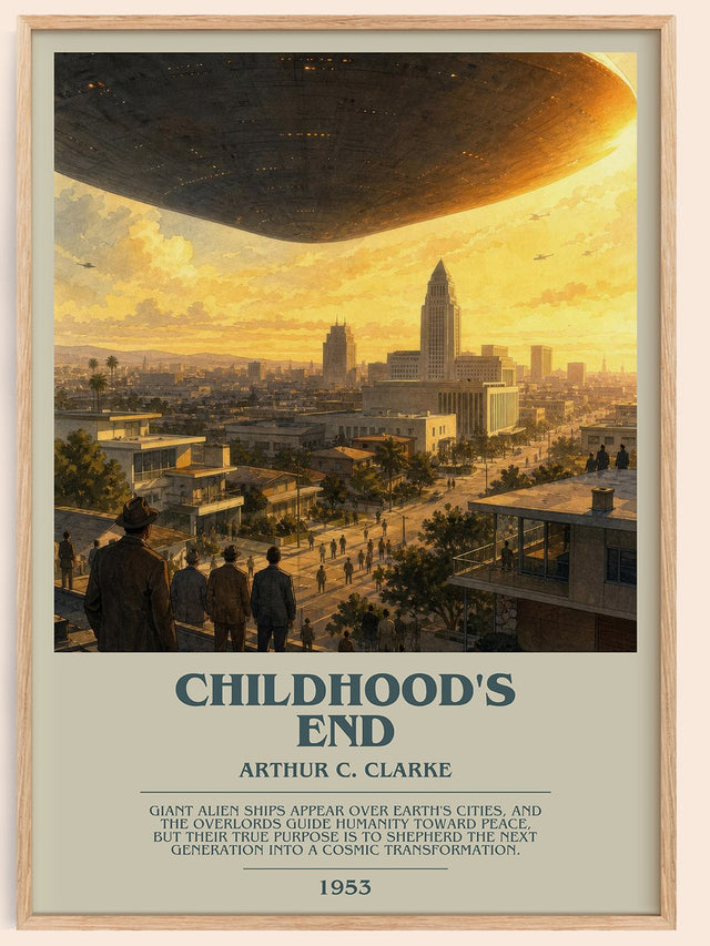 Childhood's End Bookish Wall Art by Arthur C. Clarke