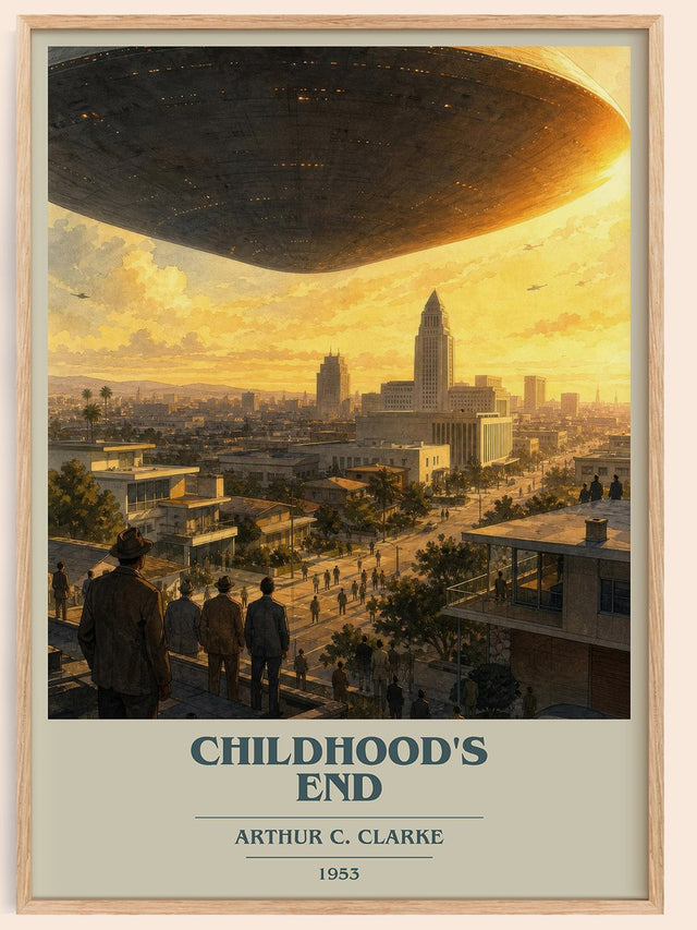 Childhood's End Book Cover Poster by Arthur C. Clarke