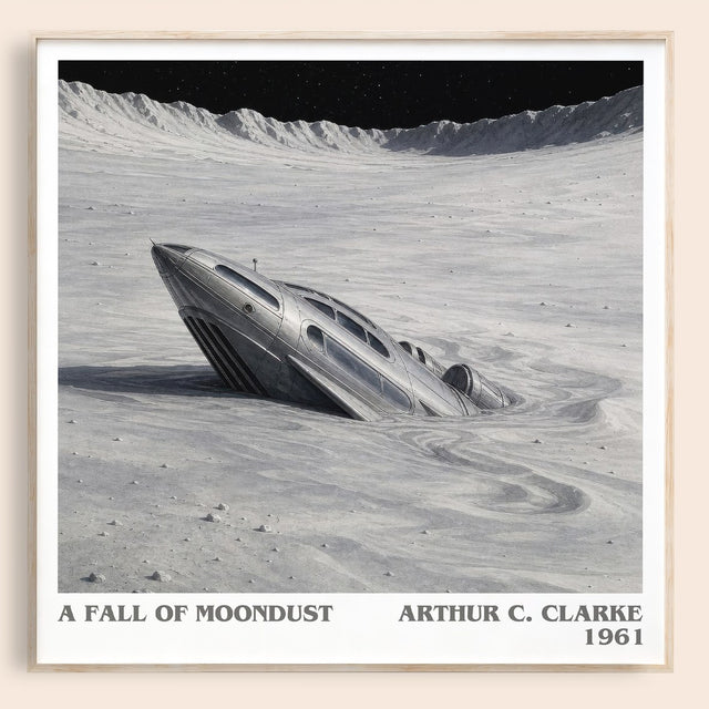 A Fall of Moondust Literary Art Print by Arthur C. Clarke