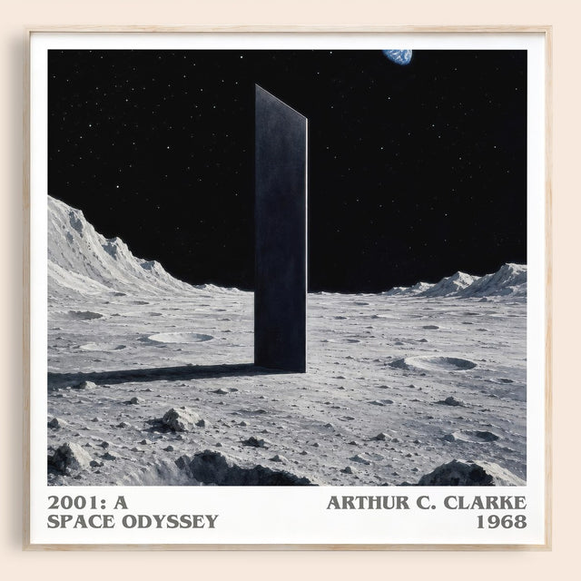 2001: A Space Odyssey Literary Art Print by Arthur C. Clarke