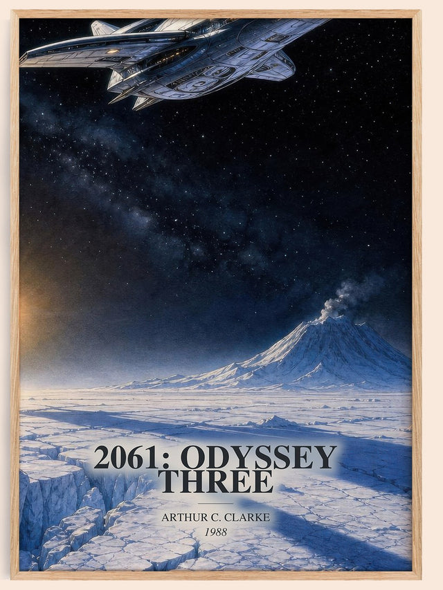 2061: Odyssey Three Book Watercolour Illustration by Arthur C. Clarke
