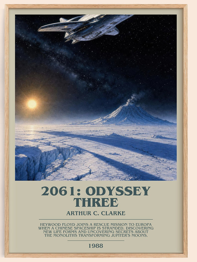 2061: Odyssey Three Bookish Wall Art by Arthur C. Clarke