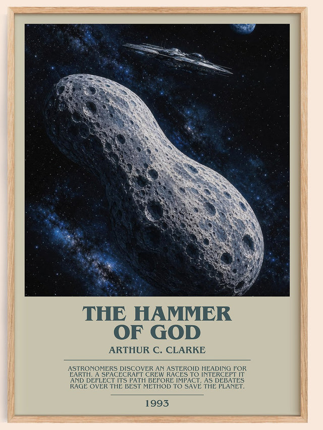 The Hammer of God Bookish Wall Art by Arthur C. Clarke