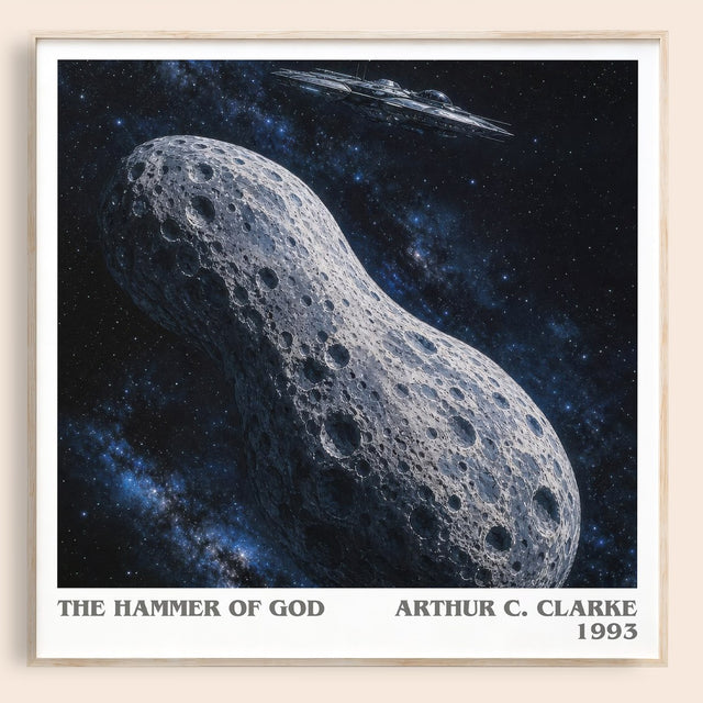 The Hammer of God Literary Art Print by Arthur C. Clarke