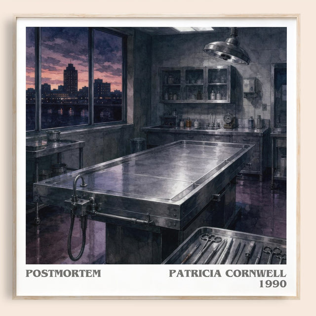 Postmortem Literary Art Print by Patricia Cornwell