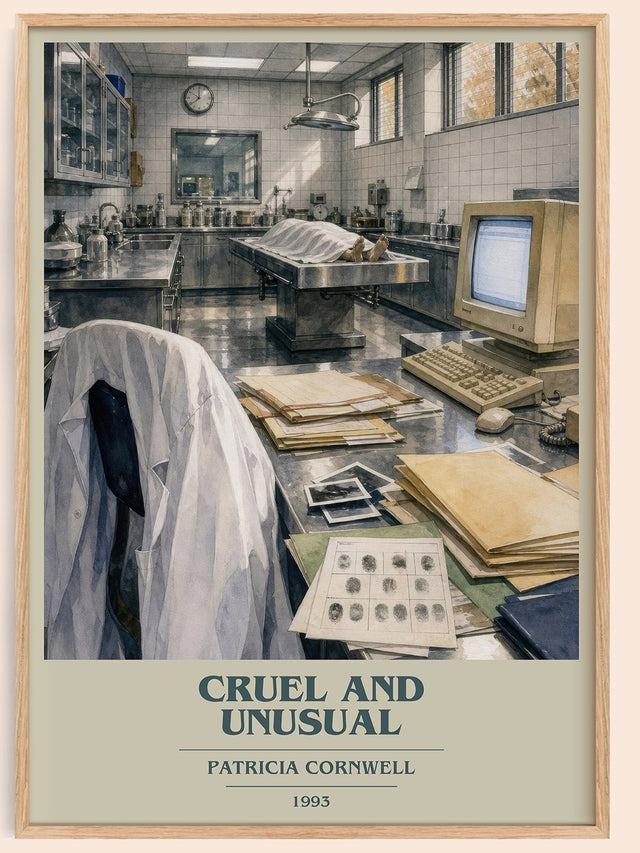 Cruel and Unusual Book Cover Poster by Patricia Cornwell