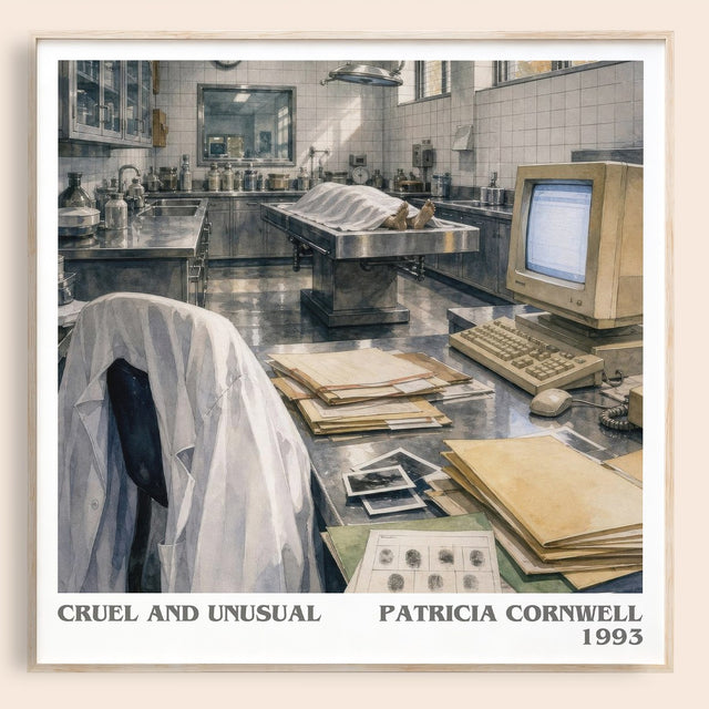 Cruel and Unusual Literary Art Print by Patricia Cornwell
