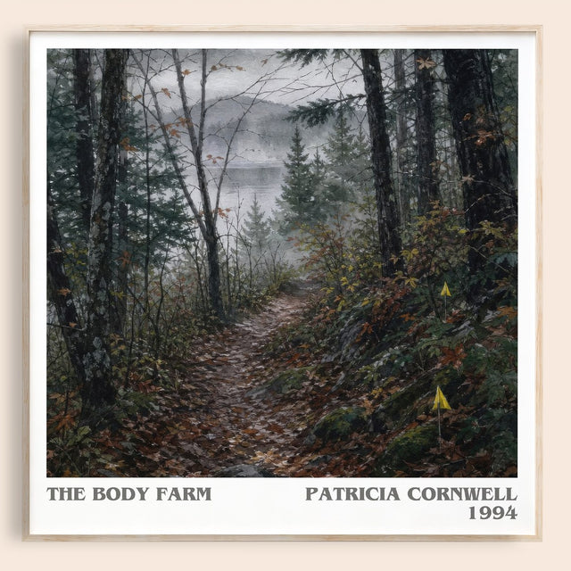 The Body Farm Literary Art Print by Patricia Cornwell