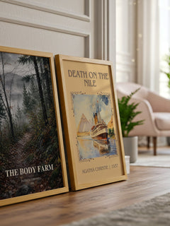 The Body Farm Book Watercolour Illustration by Patricia Cornwell – image 4