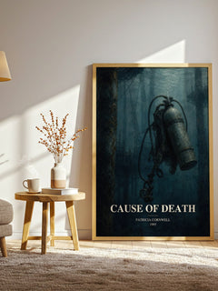 Cause of Death Book Watercolour Illustration by Patricia Cornwell – image 2