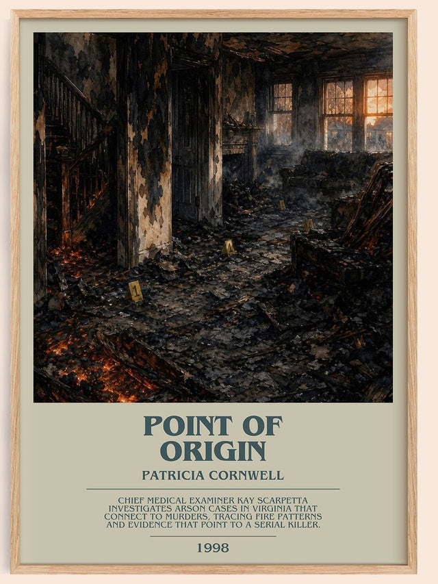 Point of Origin Bookish Wall Art by Patricia Cornwell