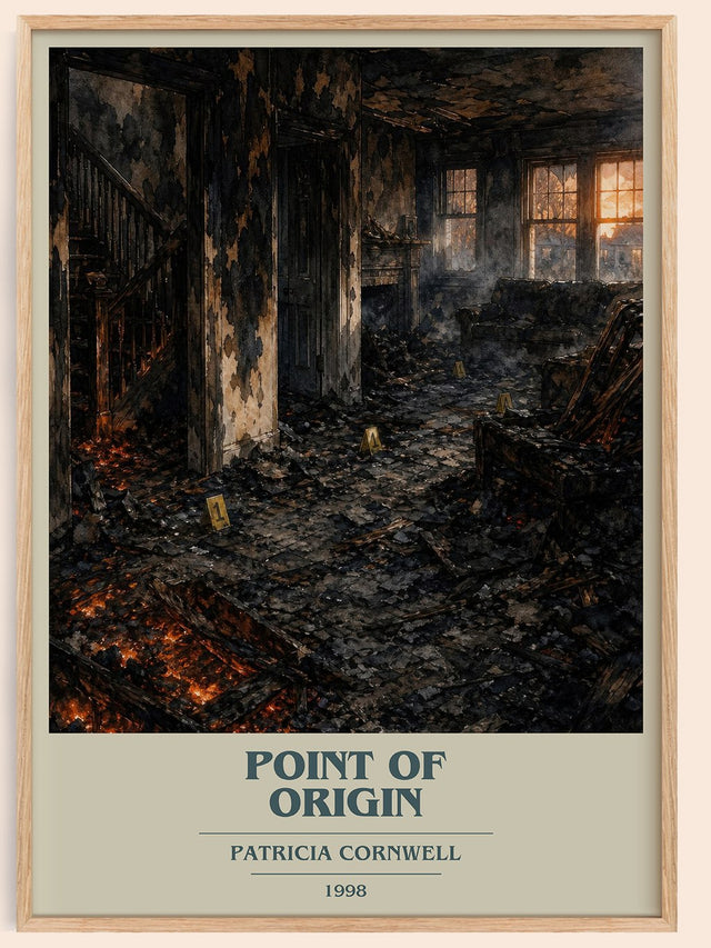Point of Origin Book Cover Poster by Patricia Cornwell