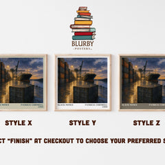 Black Notice Literary Art Print by Patricia Cornwell – image 4