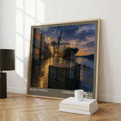 Black Notice Literary Art Print by Patricia Cornwell – image 3