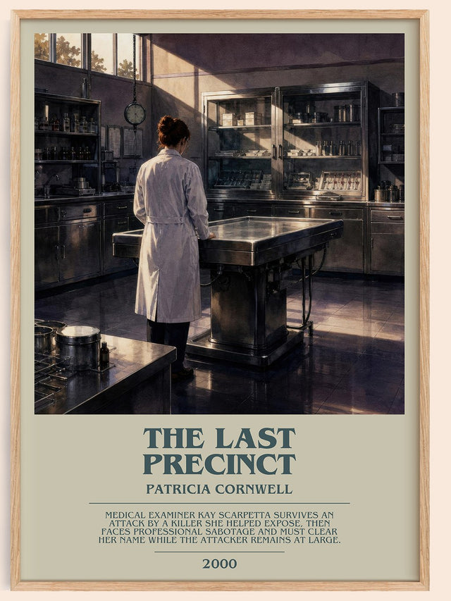 The Last Precinct Bookish Wall Art by Patricia Cornwell