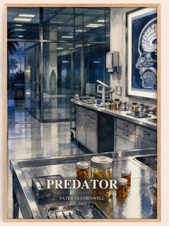 Predator Book Watercolour Illustration by Patricia Cornwell – image 1